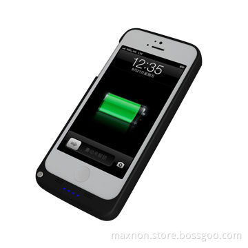2200mAh Power Bank Case for iPhone, External Battery and Charger, with Kick Stand
